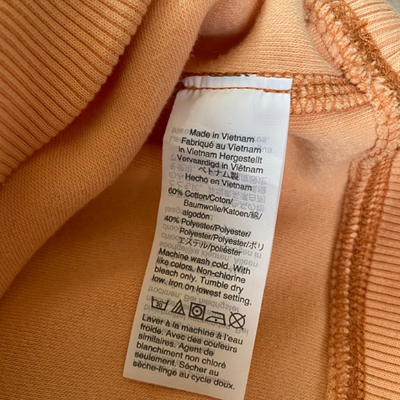 JCrew Fitted Salmon Sweatshirt XS - Picture 3 of 4